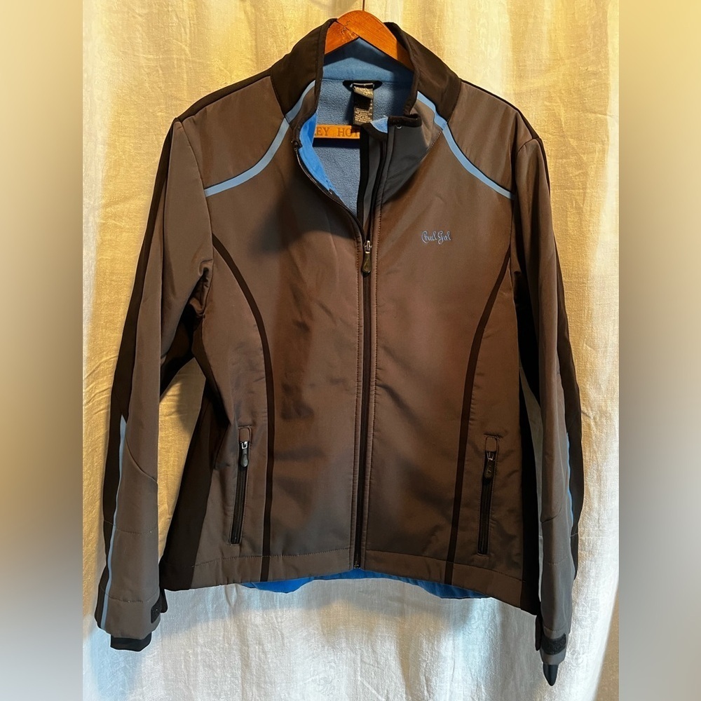 Cruel Girl Jacket.Black with blue. Size XL.